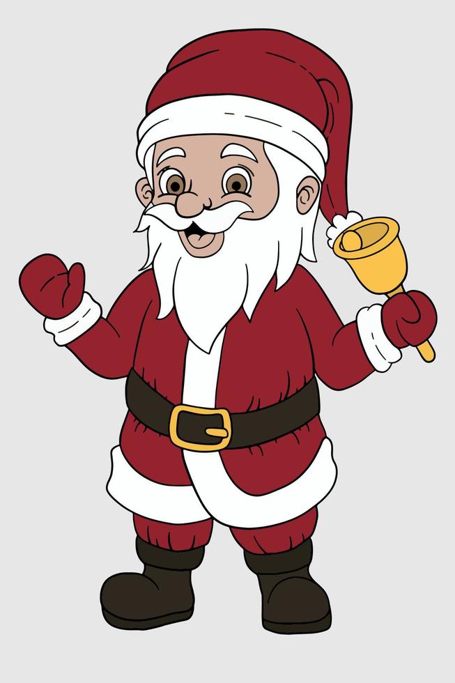 Illustration of Santa Claus vector
