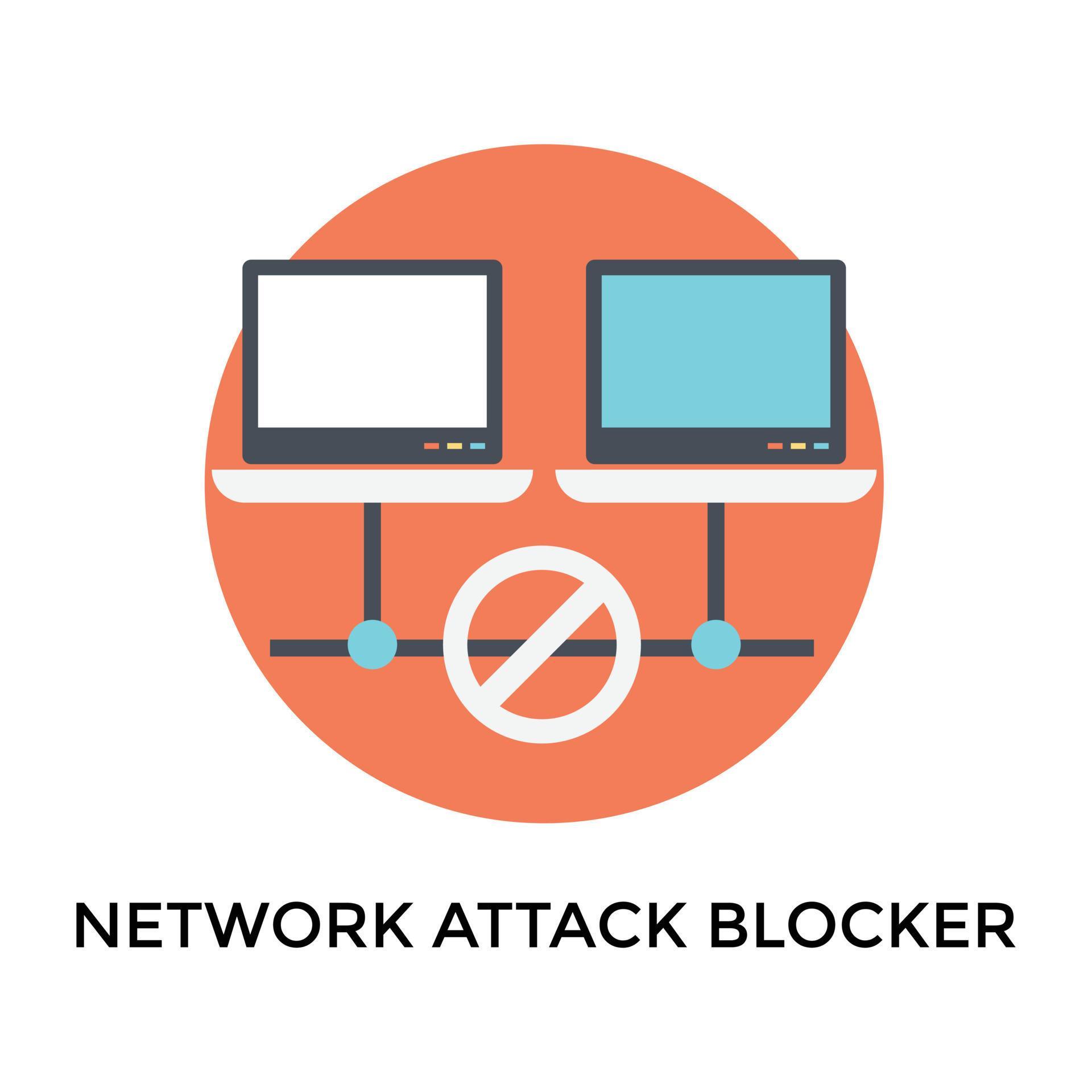 Network Attack Blocker 15304781 Vector Art at Vecteezy