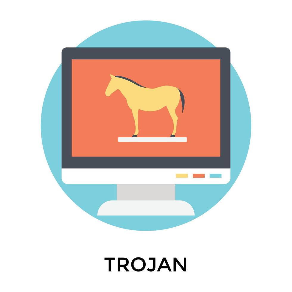 Trendy Trojan Concepts vector
