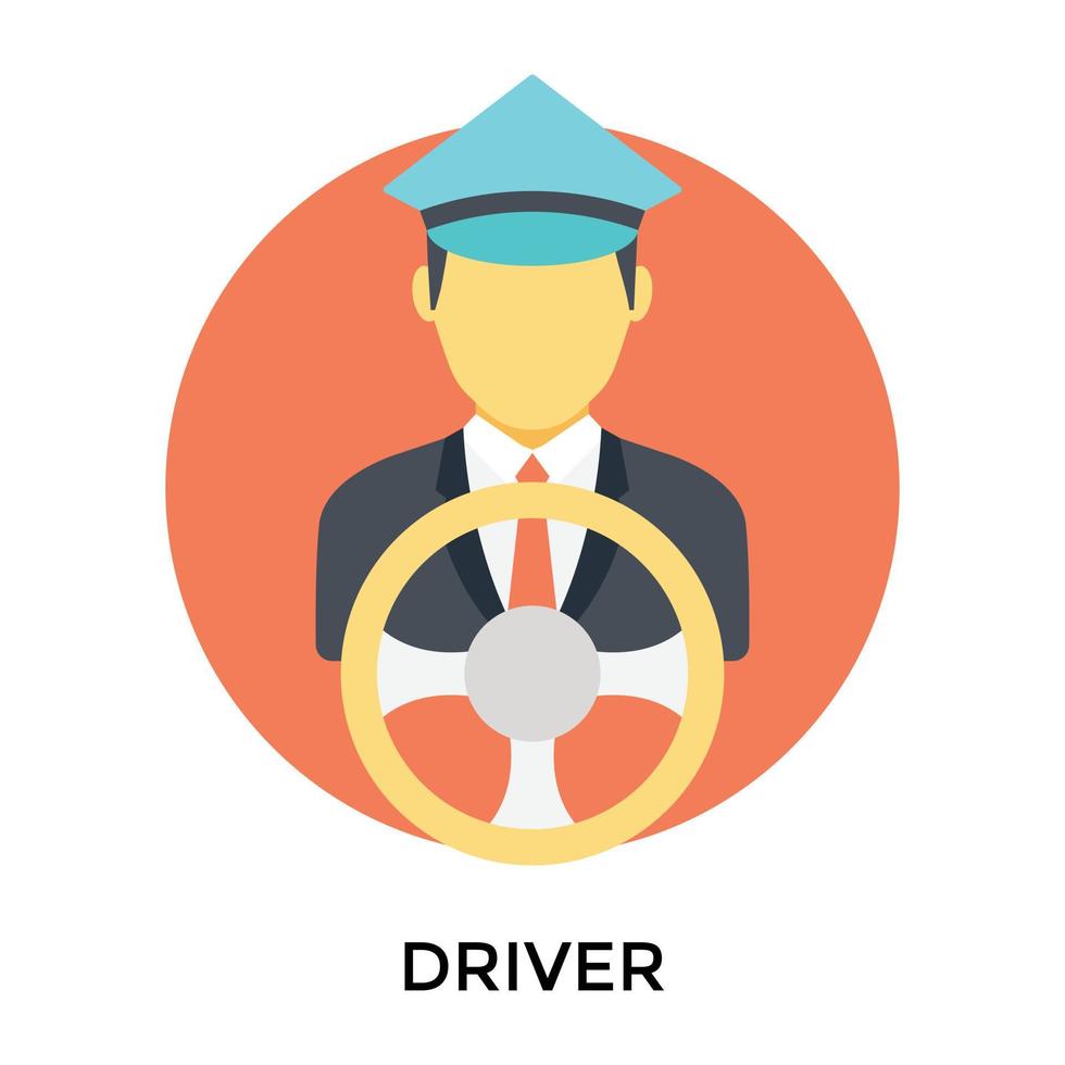 Trendy Driver Concepts vector