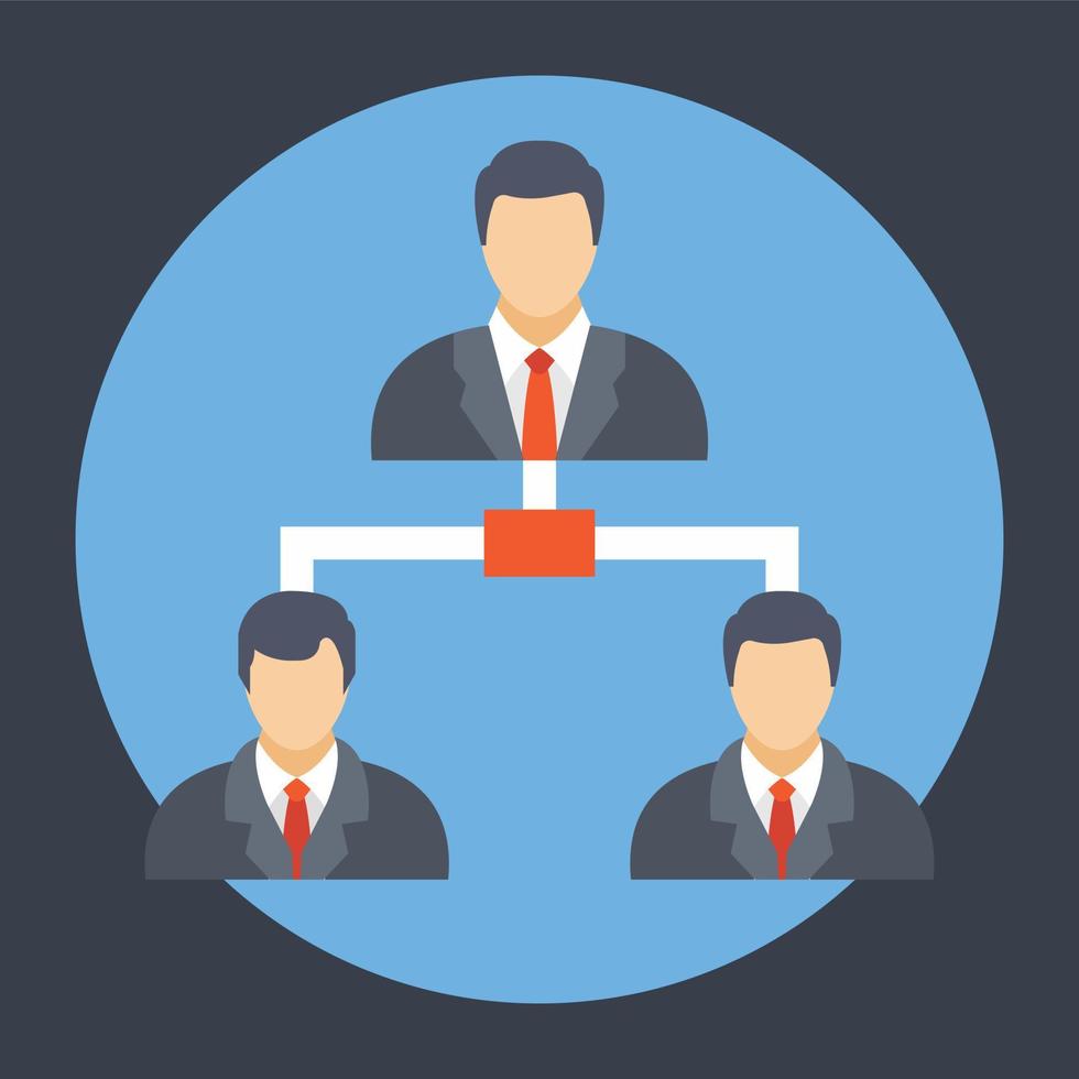 Trendy Leadership Concepts vector