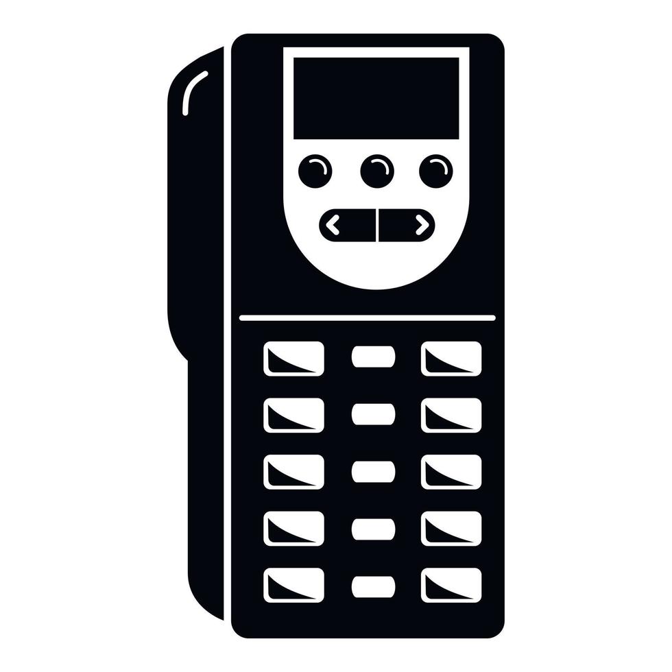 Remote controller icon, simple style vector