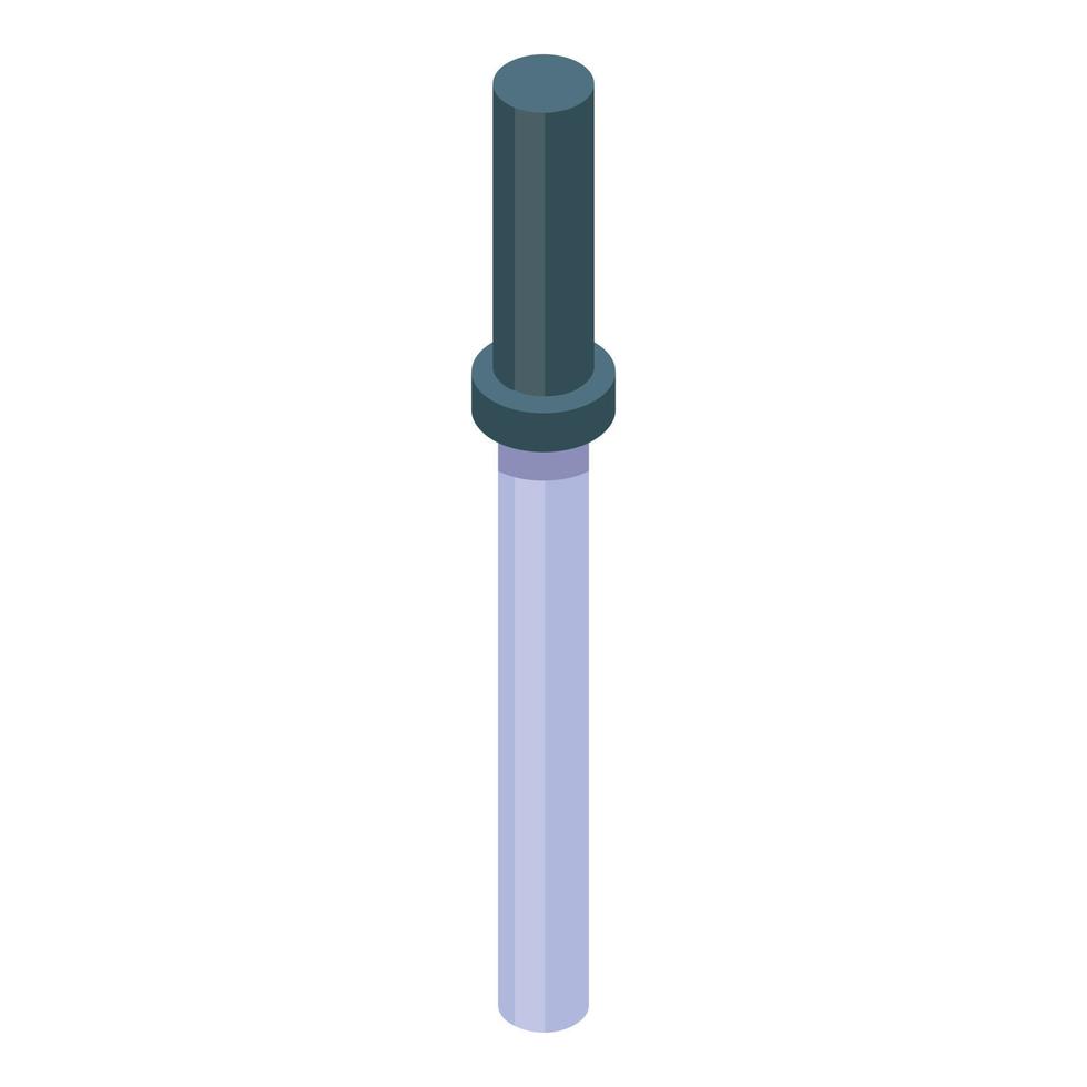 Medical pipette icon, isometric style vector