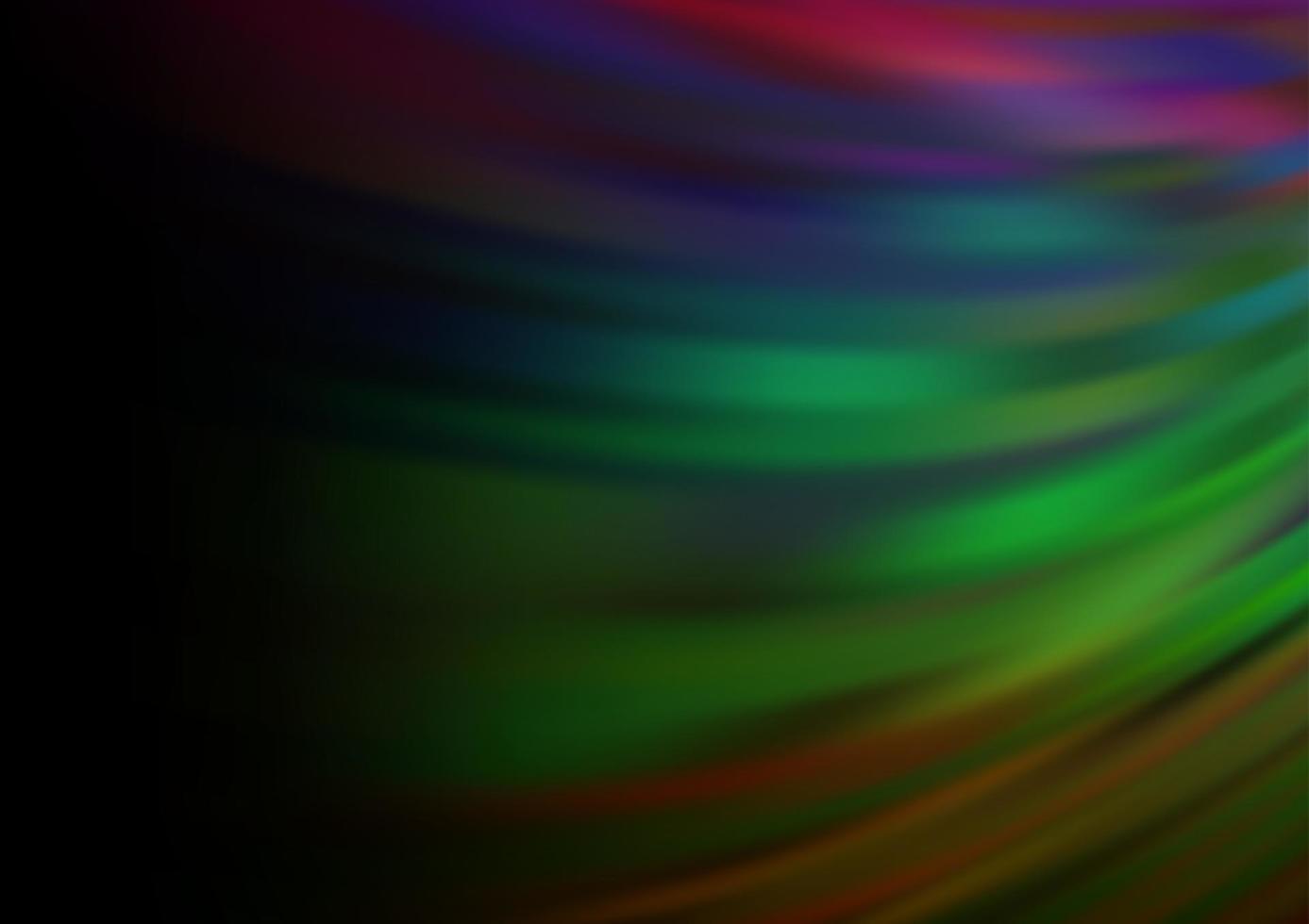 Dark Multicolor, Rainbow vector blurred shine abstract background.