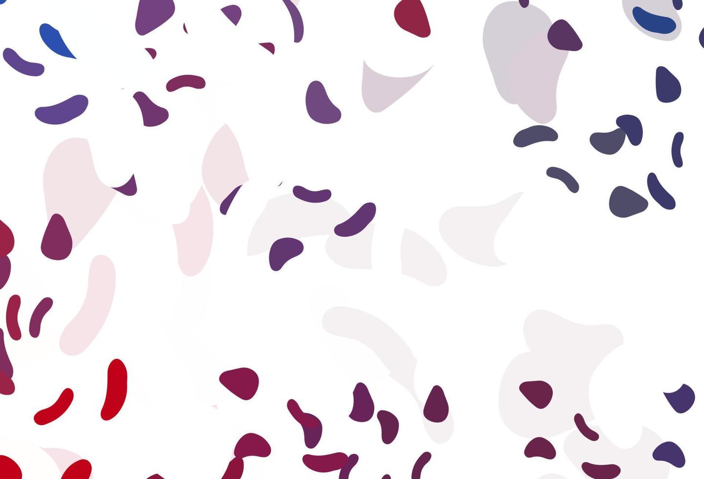 Light Blue, Red vector pattern with chaotic shapes.