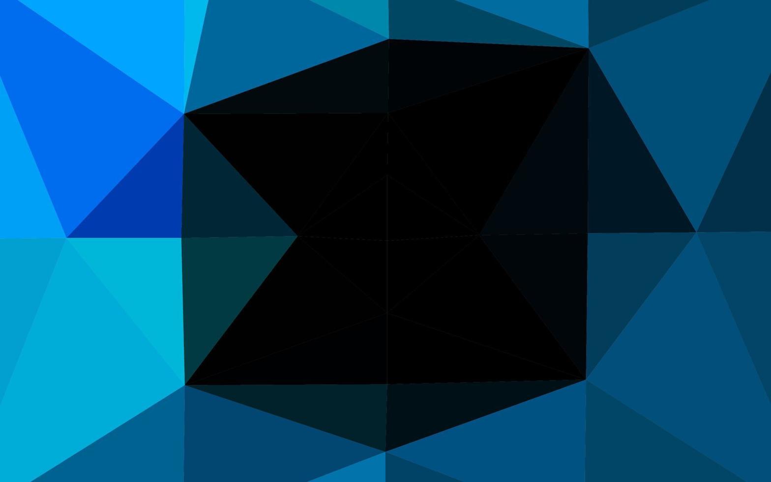 cubierta de mosaico de triángulo vector azul claro.