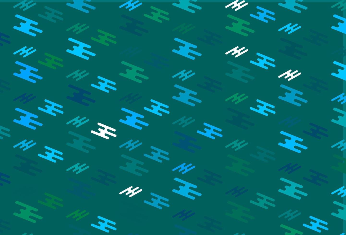 Light Blue, Green vector backdrop with long lines.
