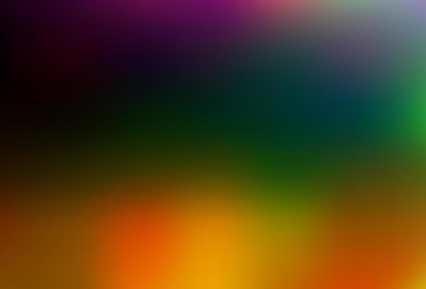 Dark Multicolor, Rainbow vector blurred shine abstract pattern.
