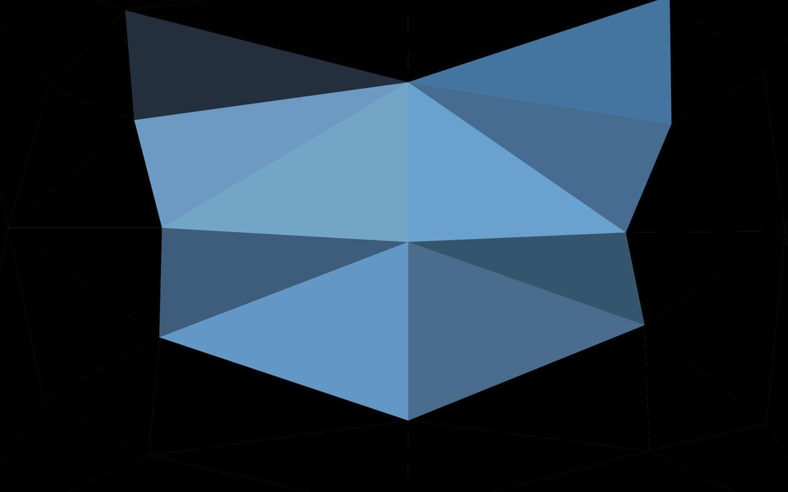 Dark BLUE vector abstract mosaic pattern.