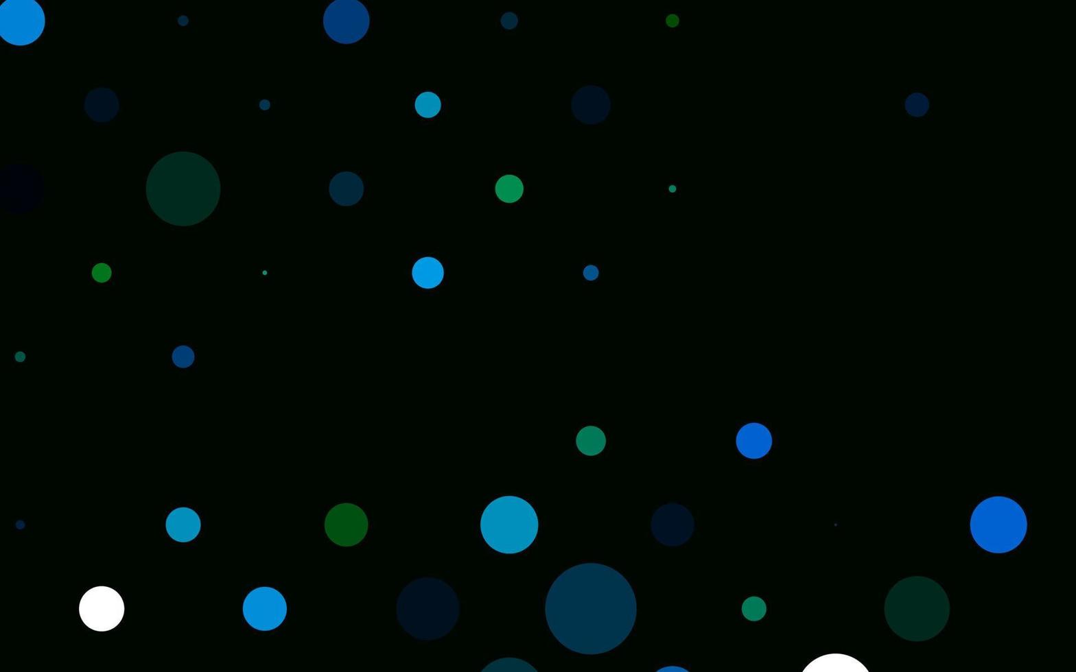 Light Blue, Green vector background with bubbles.