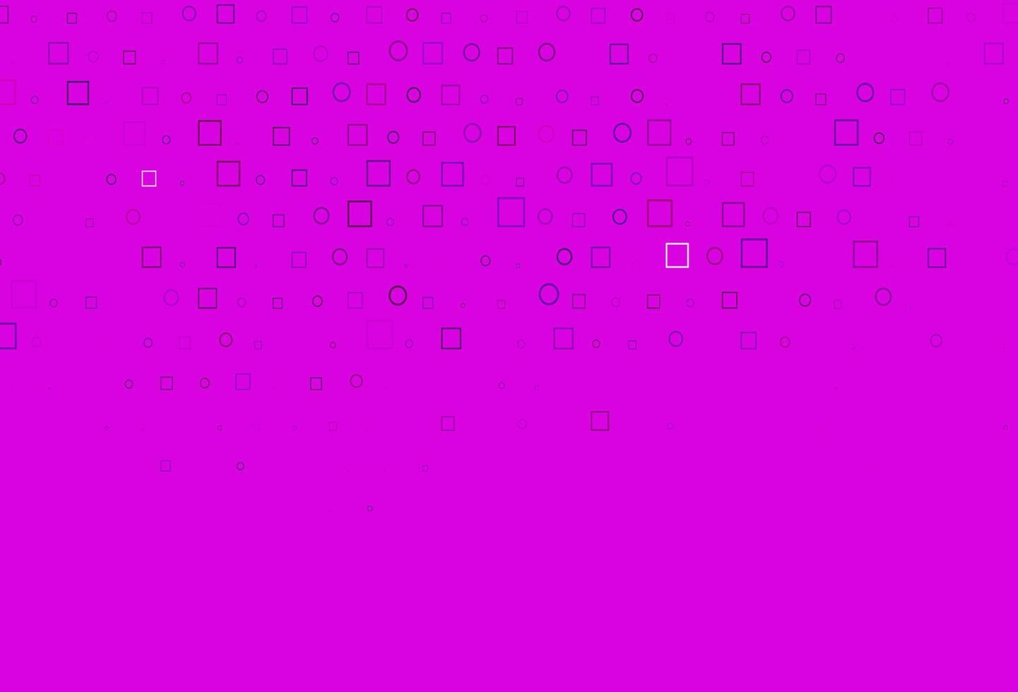 Light Pink vector texture with disks, rectangles.