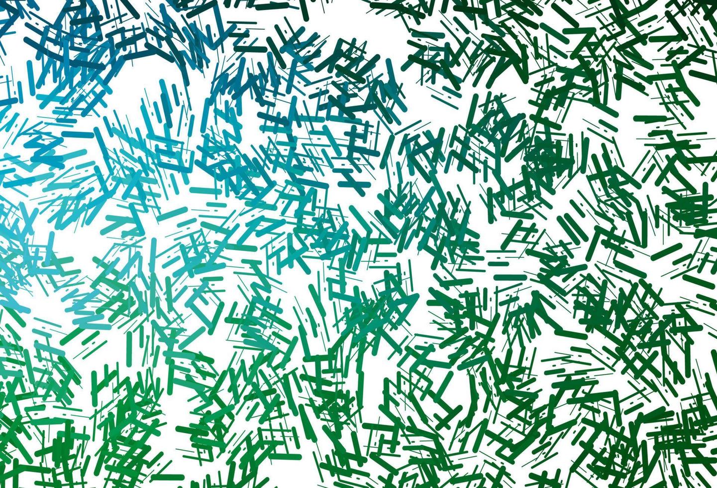 Dark blue, green vector background with straight lines.