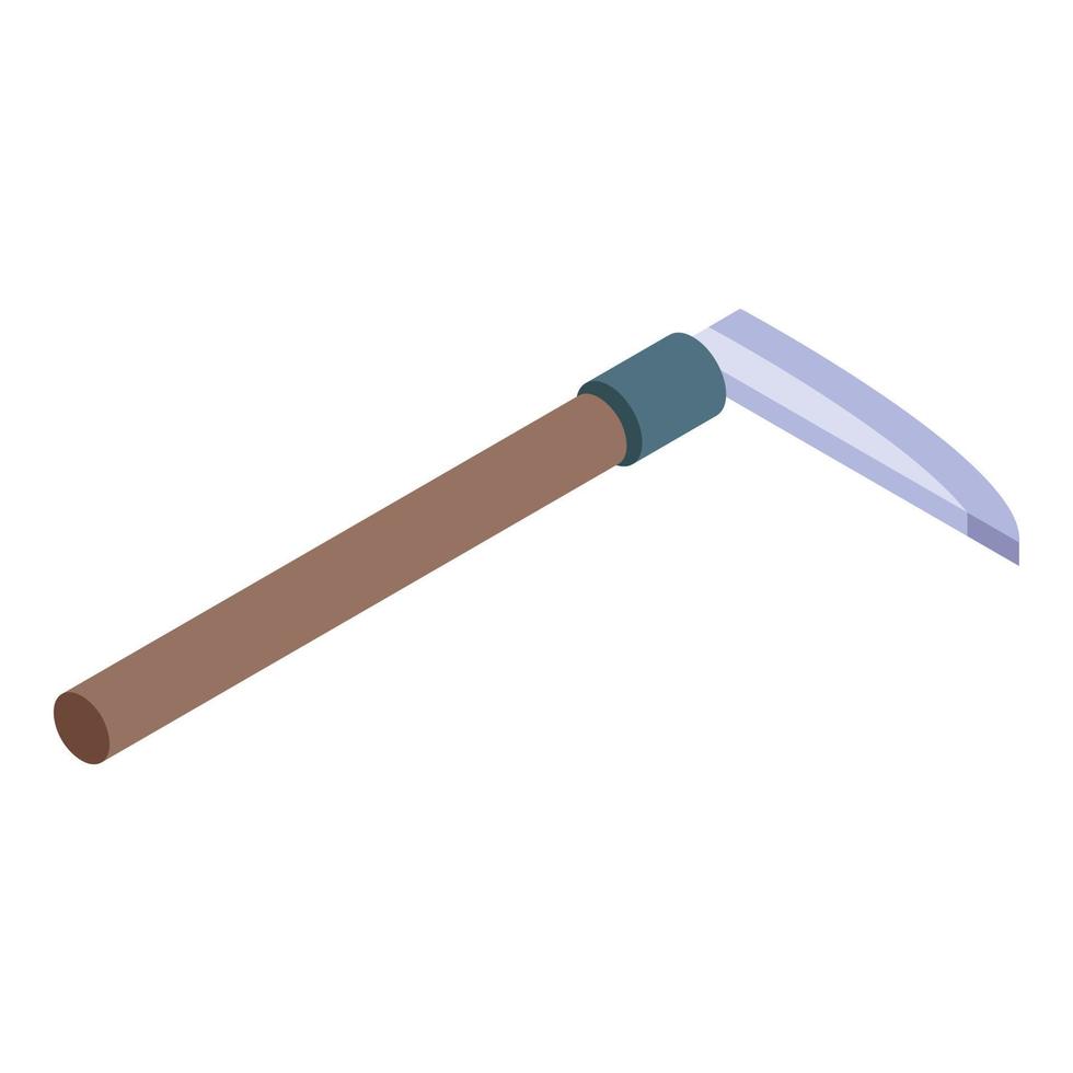 Ninja armor icon, isometric style vector