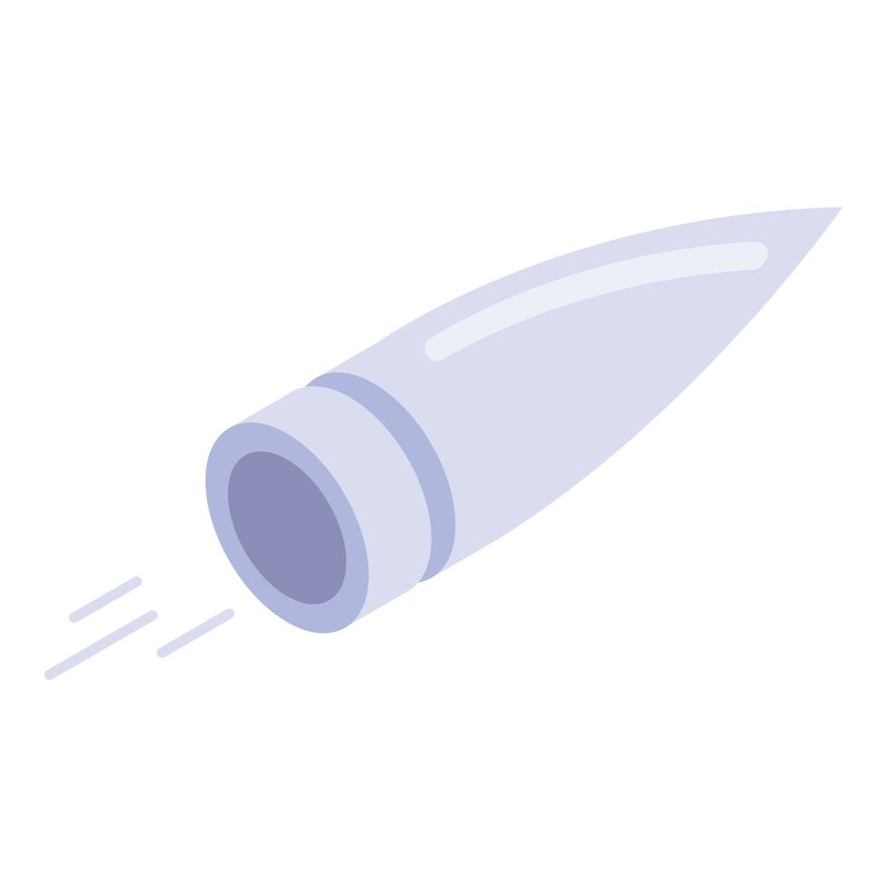 Whistle icon, isometric style vector