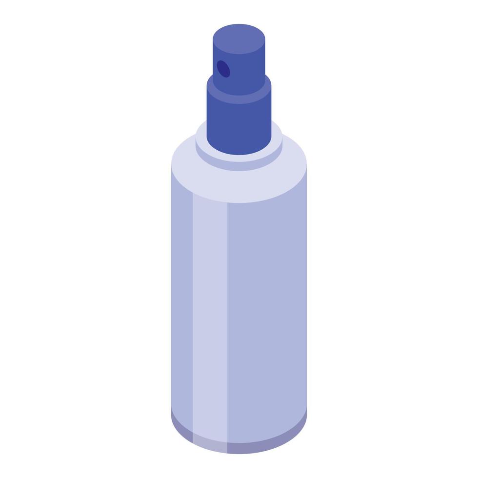 Perfume lotion icon, isometric style vector