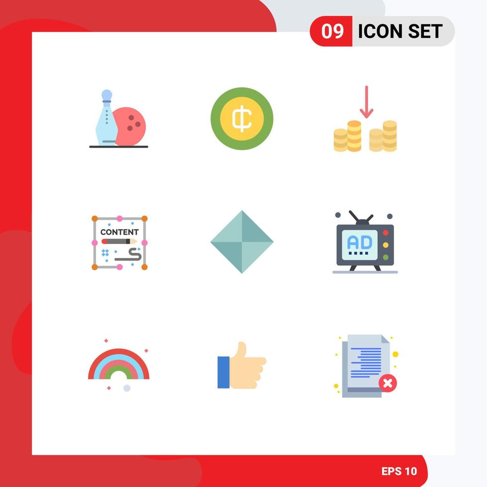 9 Creative Icons Modern Signs and Symbols of symbolism safety cash design documents Editable Vector Design Elements
