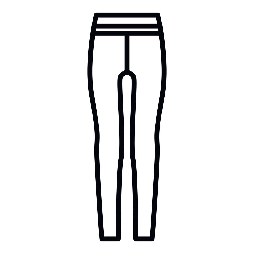 Tights icon, outline style vector