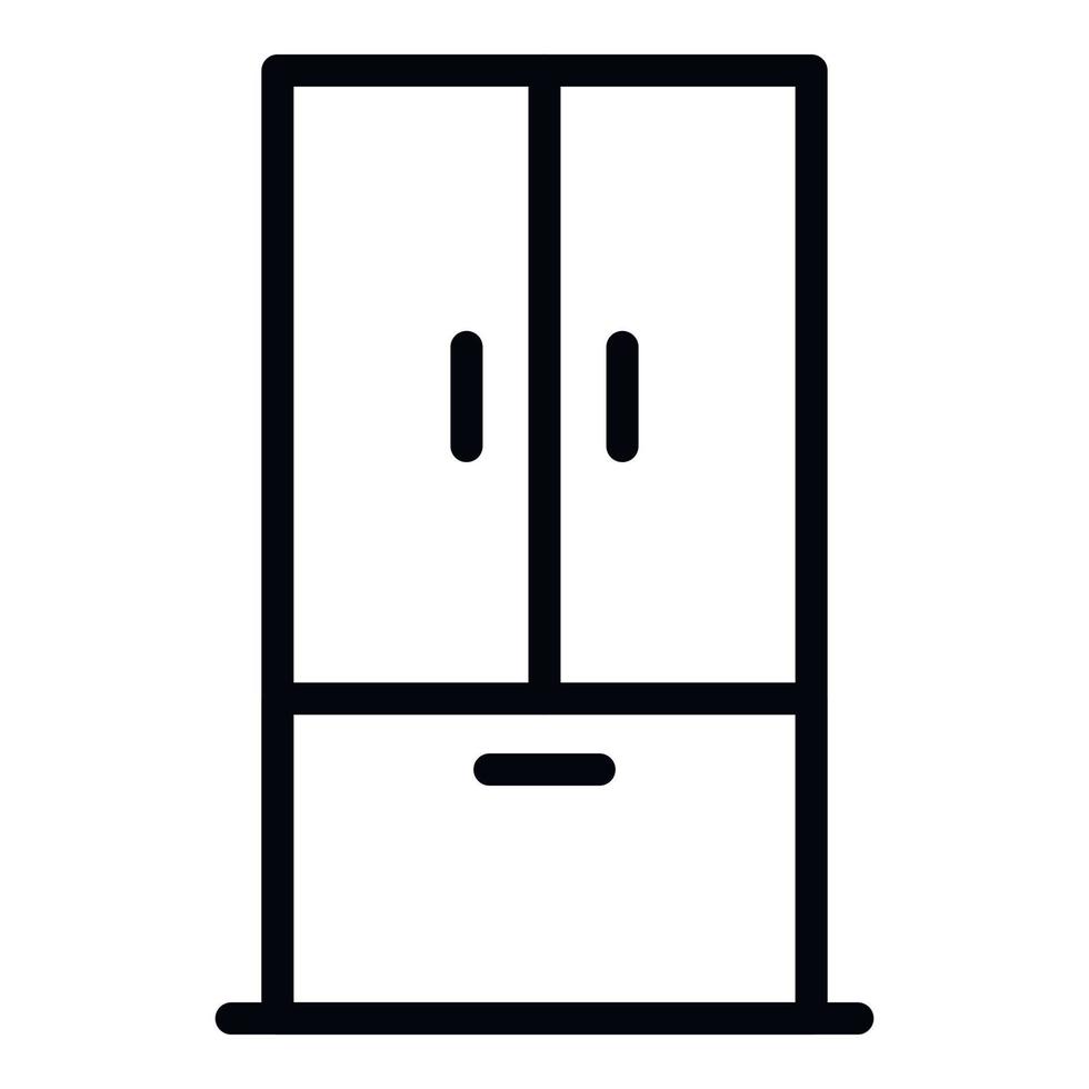 Huge fridge icon, outline style 15306973 Vector Art at Vecteezy