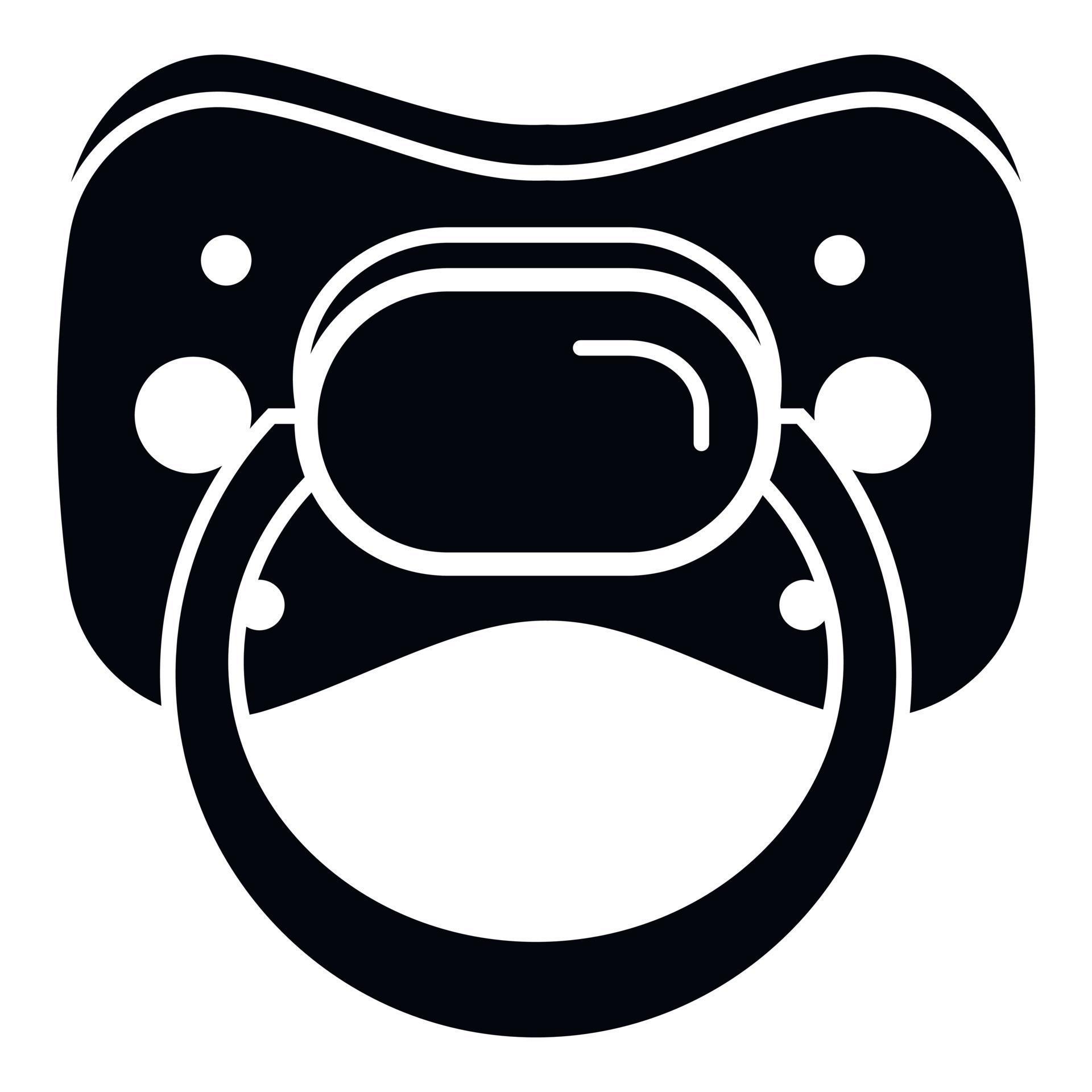 Girl pacifier icon, simple style 15307800 Vector Art at Vecteezy