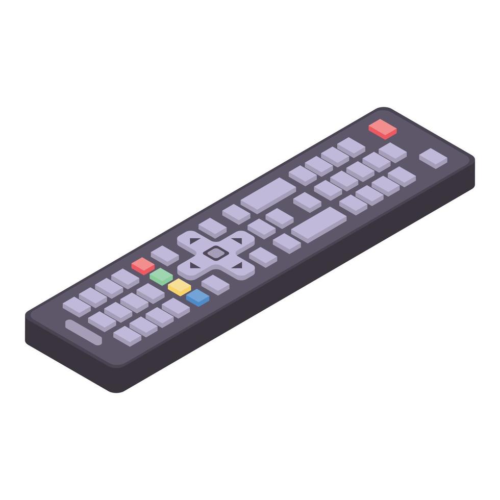 Remote control icon, isometric style vector