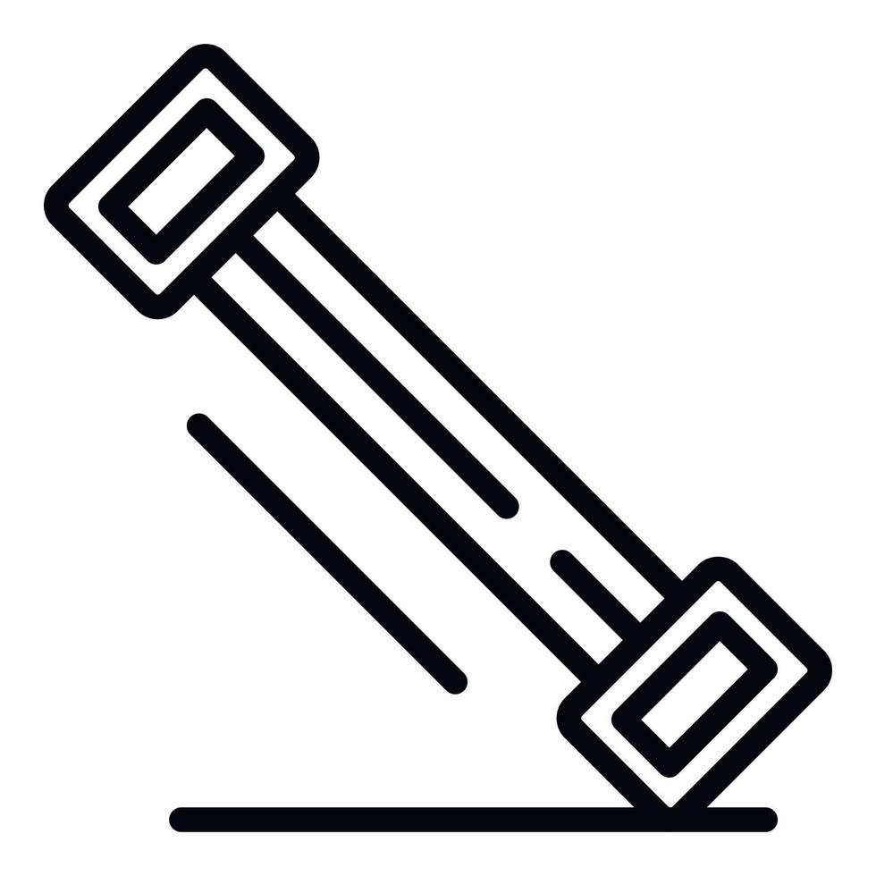 Stretch tool icon, outline style vector