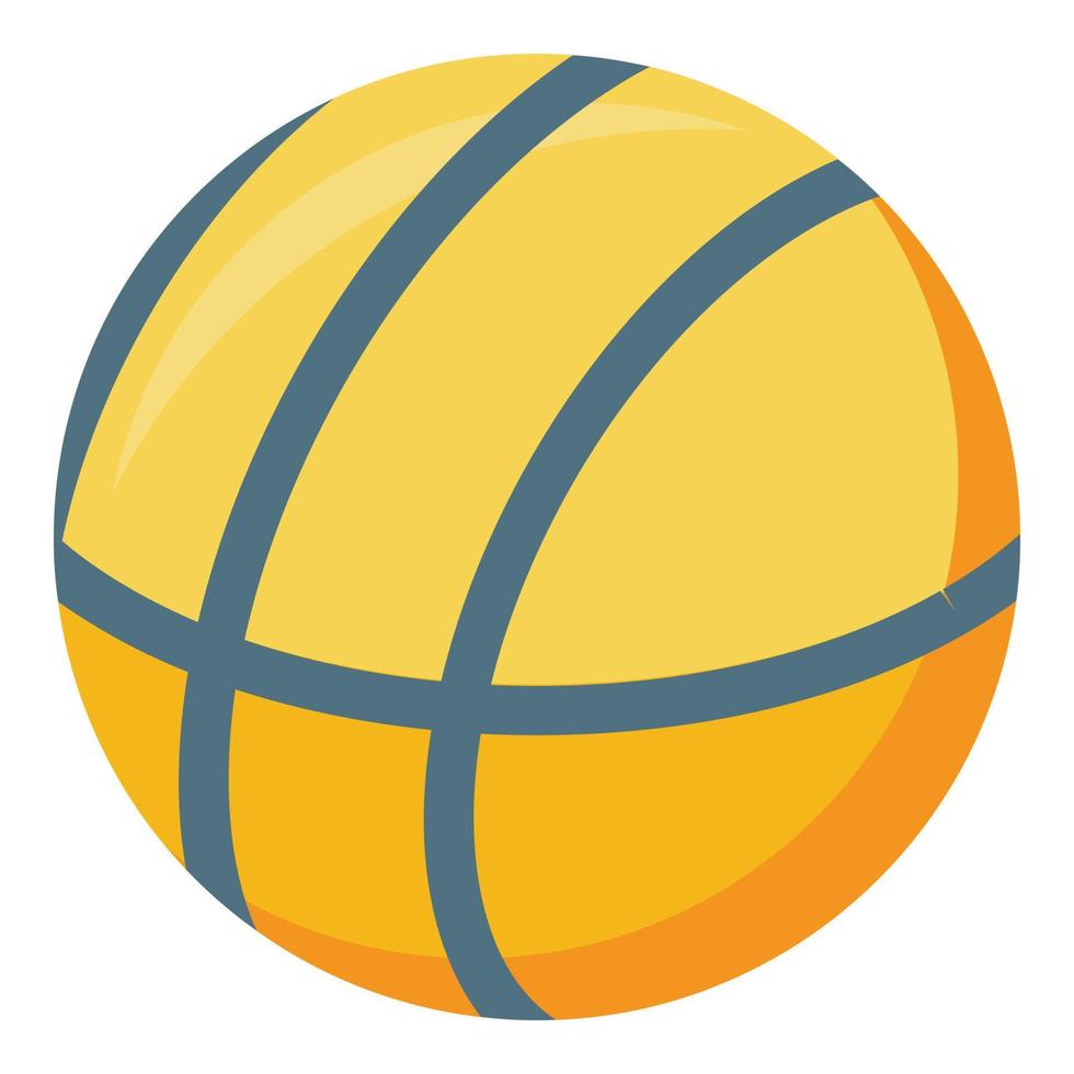 Basketball ball icon, isometric style vector