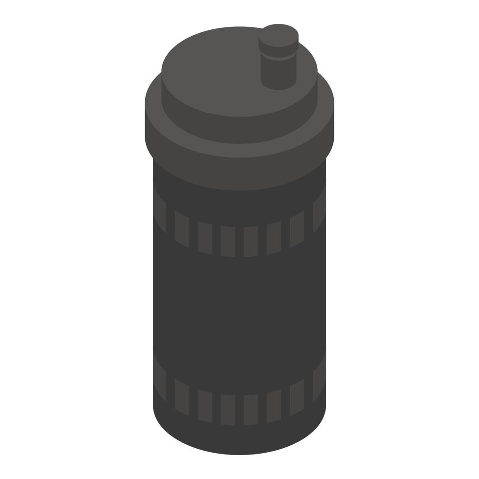 Sport shaker icon, isometric style vector