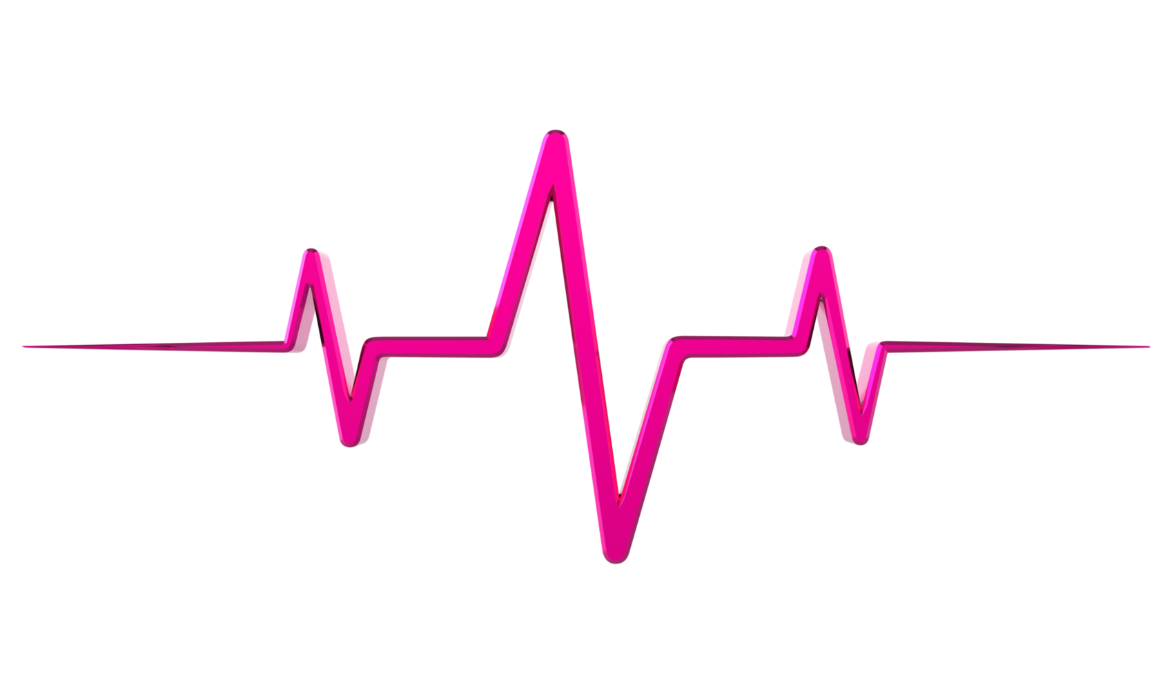 heart rate pulse on transparent background png