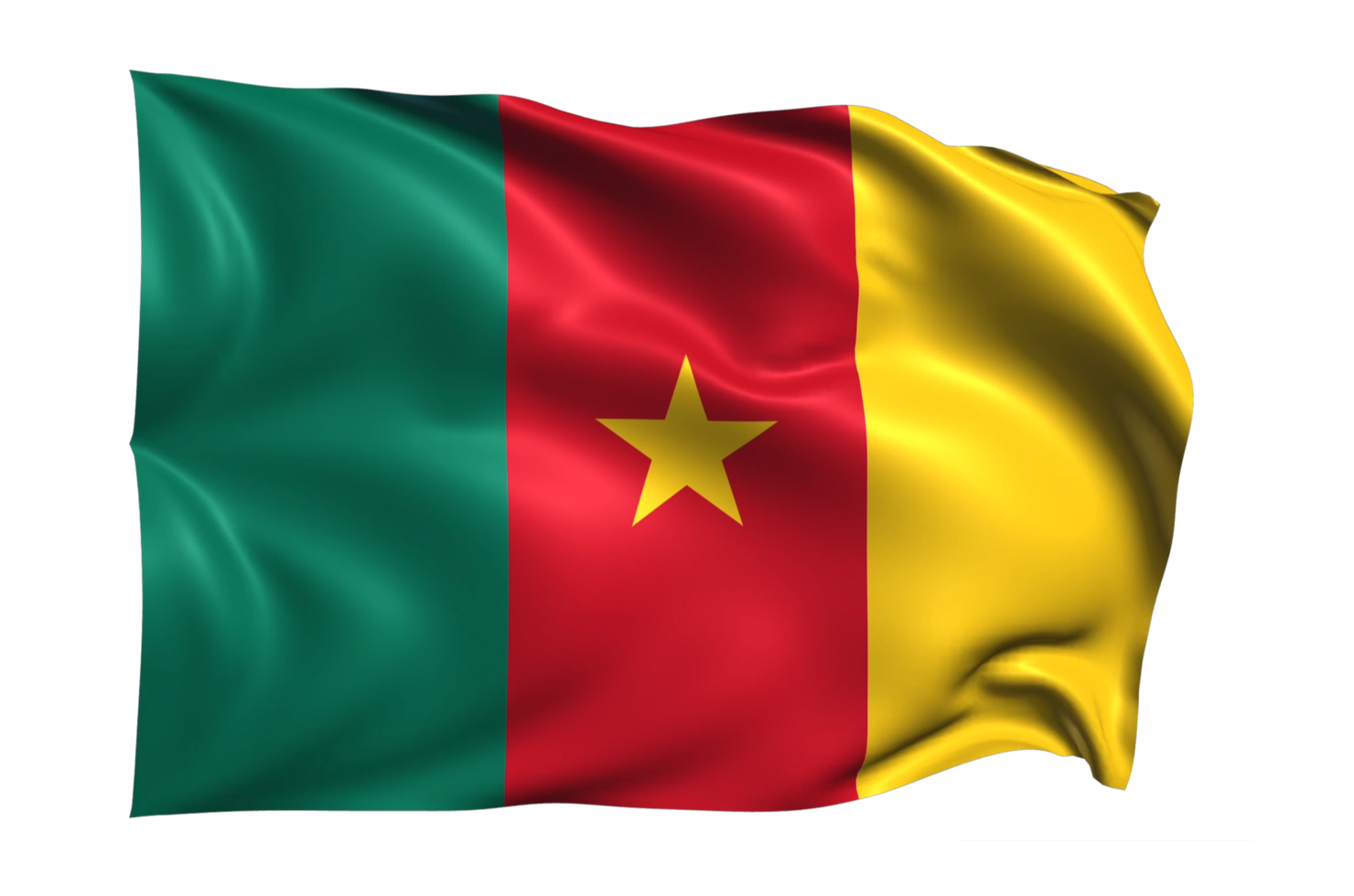 Drapeau Grunge Cameroun PNG Images