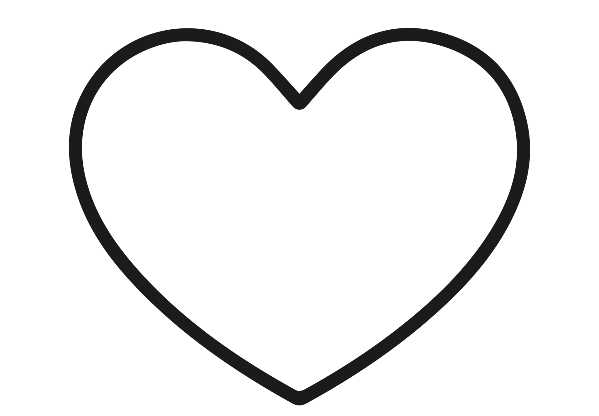 Heart icon on transparent background 15309631 PNG