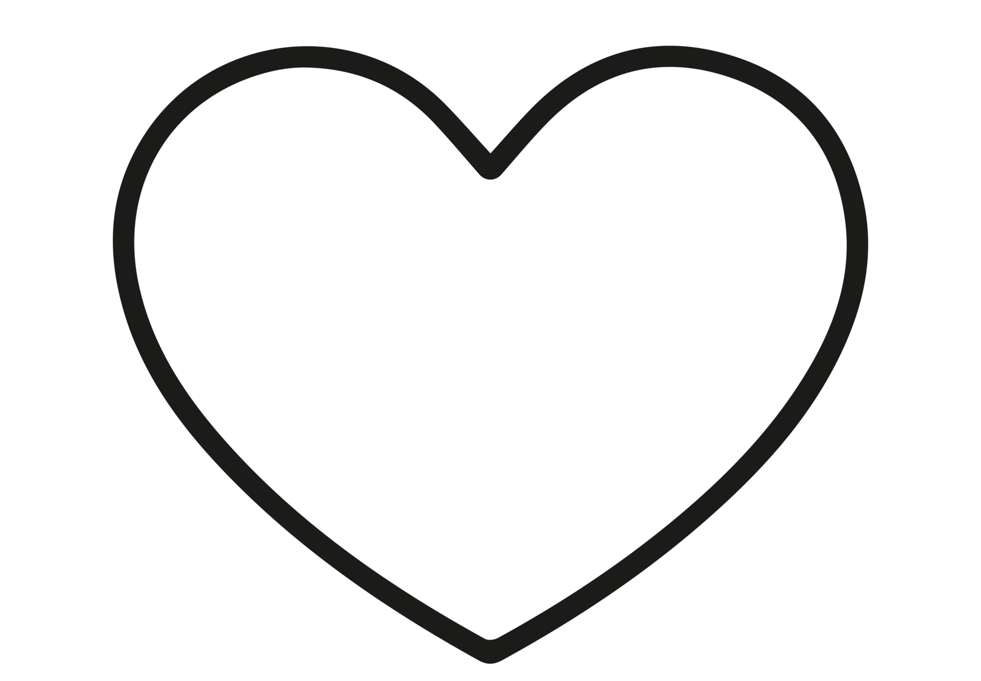 Heart icon on transparent background 15309631 PNG