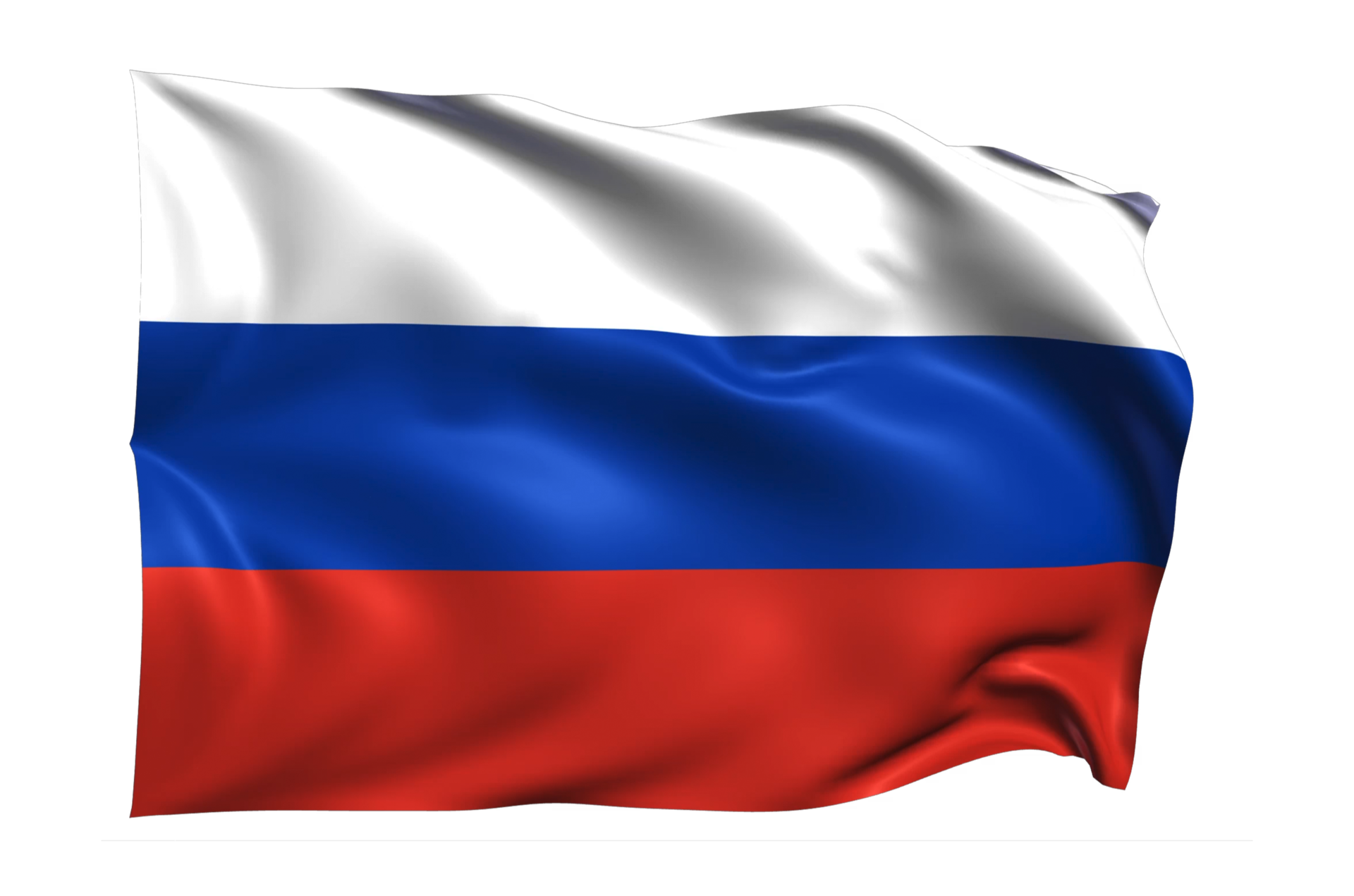 Russia Waving flag Realistic Transparent Background 15309670 PNG