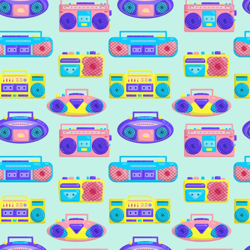 Vector pattern with cassette recorders