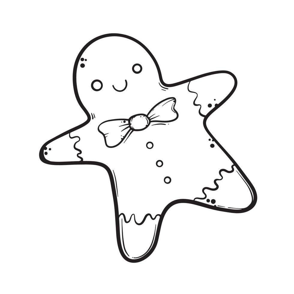 Cute Cartoon Gingerbread Decorated On Christmas Day 15310338 Vector Art cute-cartoon-gingerbread-decorated-on-christmas-day-15310338-vector-art