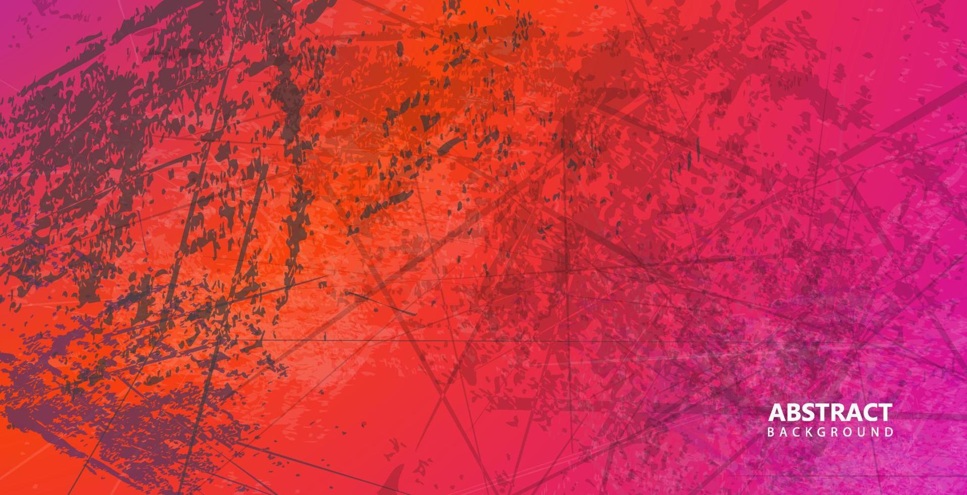 Abstract grunge texture red color background vector