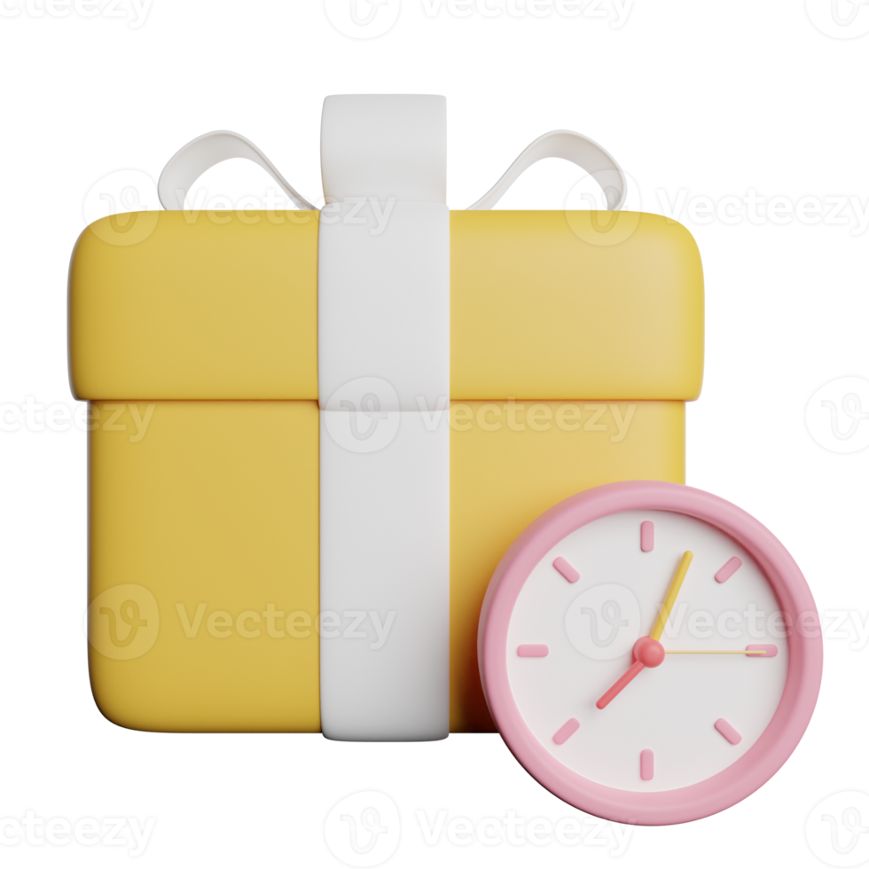 Giveaway Time Clock png