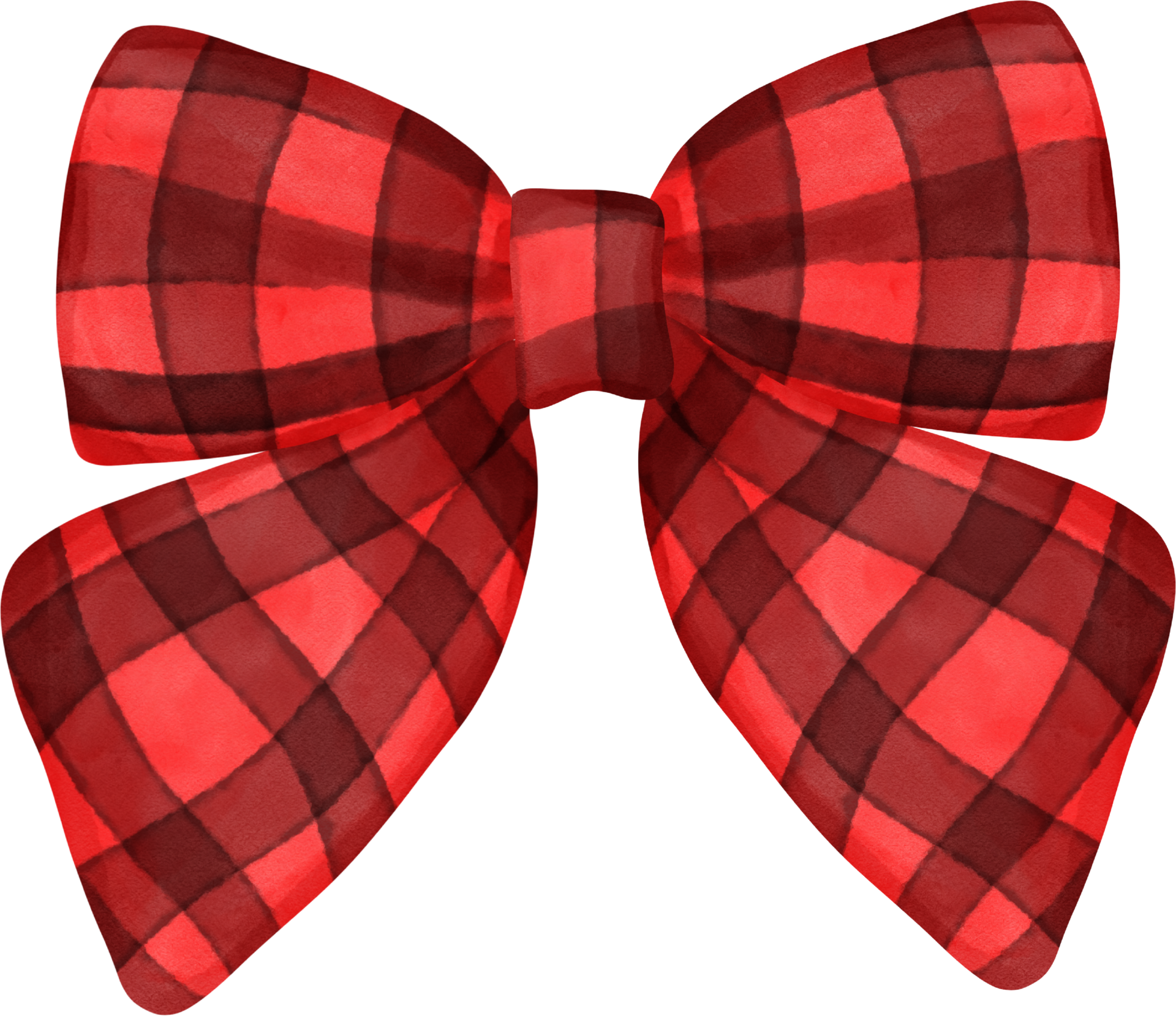 Checkered Ribbon Ties Stock Photo - Download Image Now - Cut Out