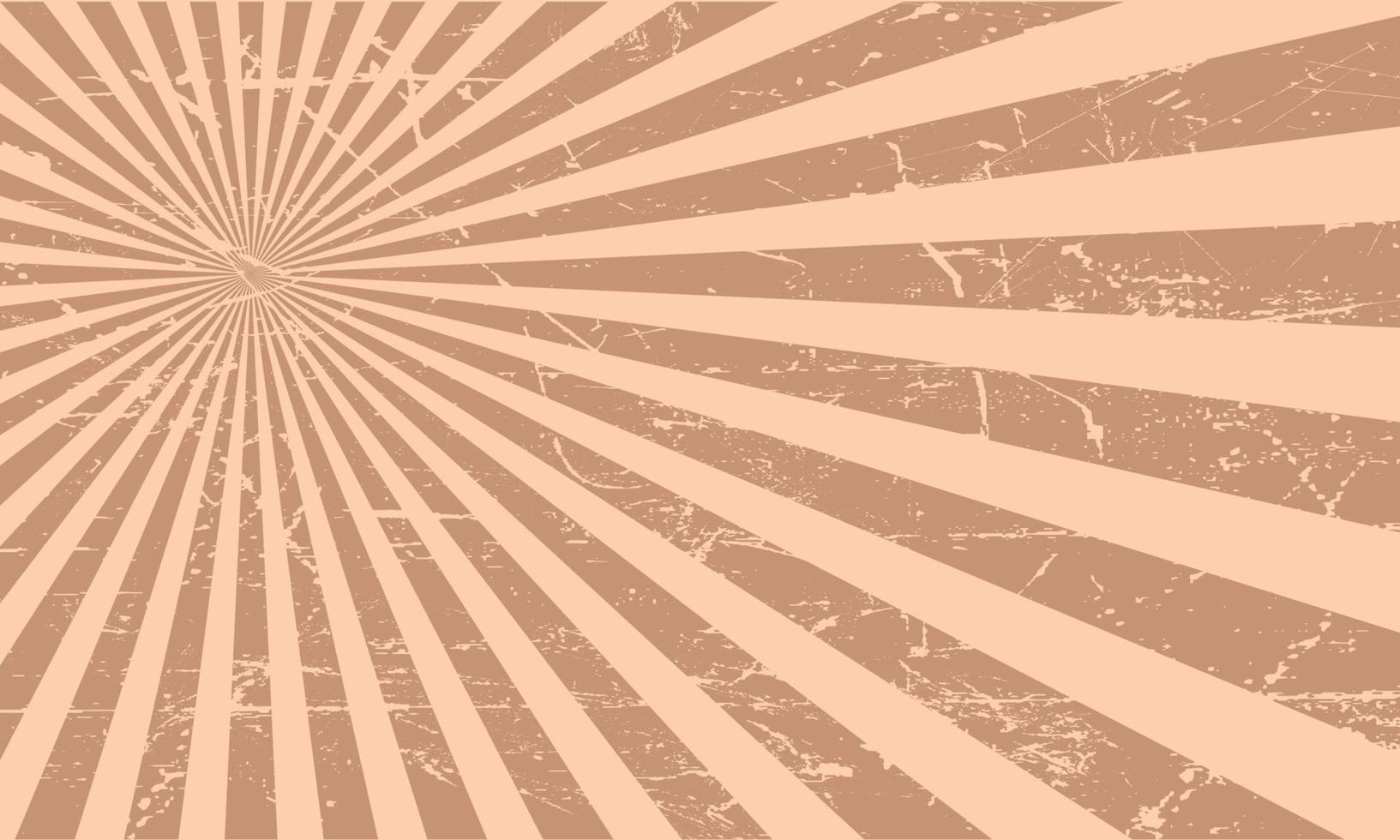 Retro Grunge with Sunburst Background Design vector