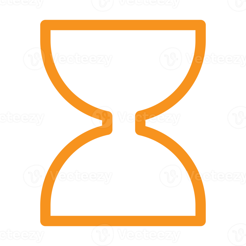 Hourglass icon design for web interfaces and applications png