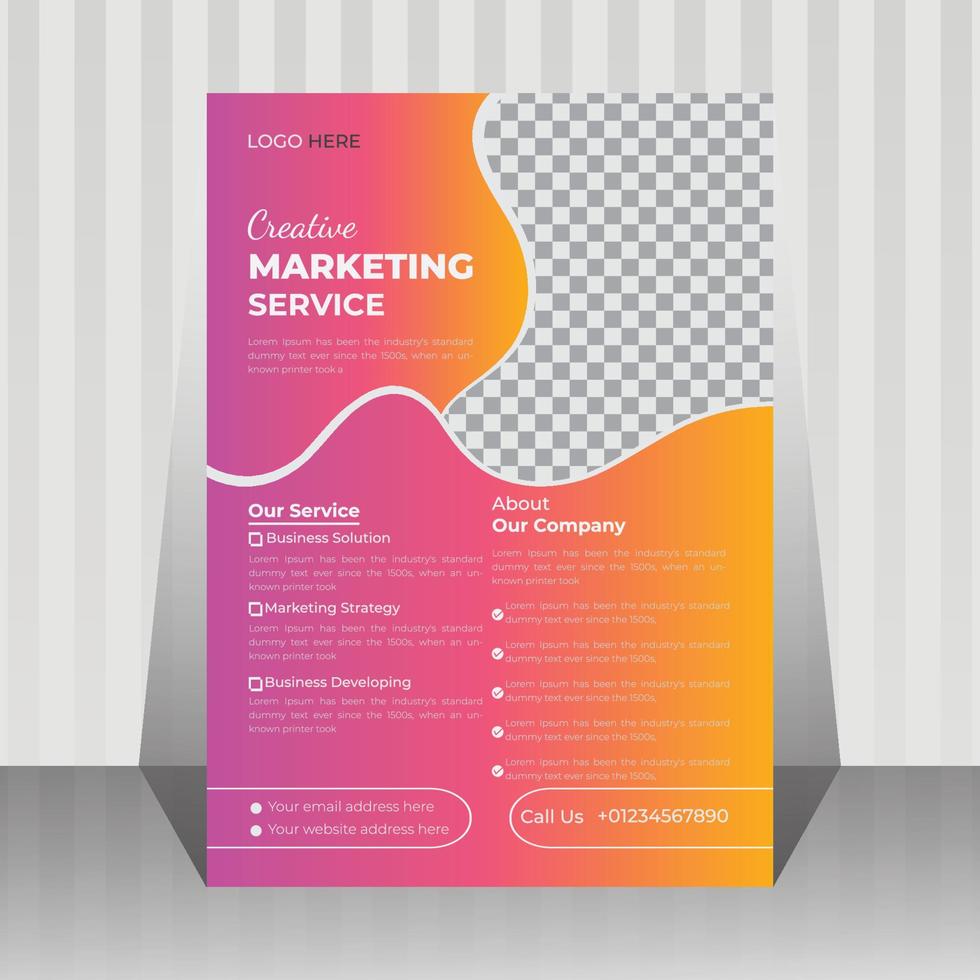 Corporate Business Flyer vector