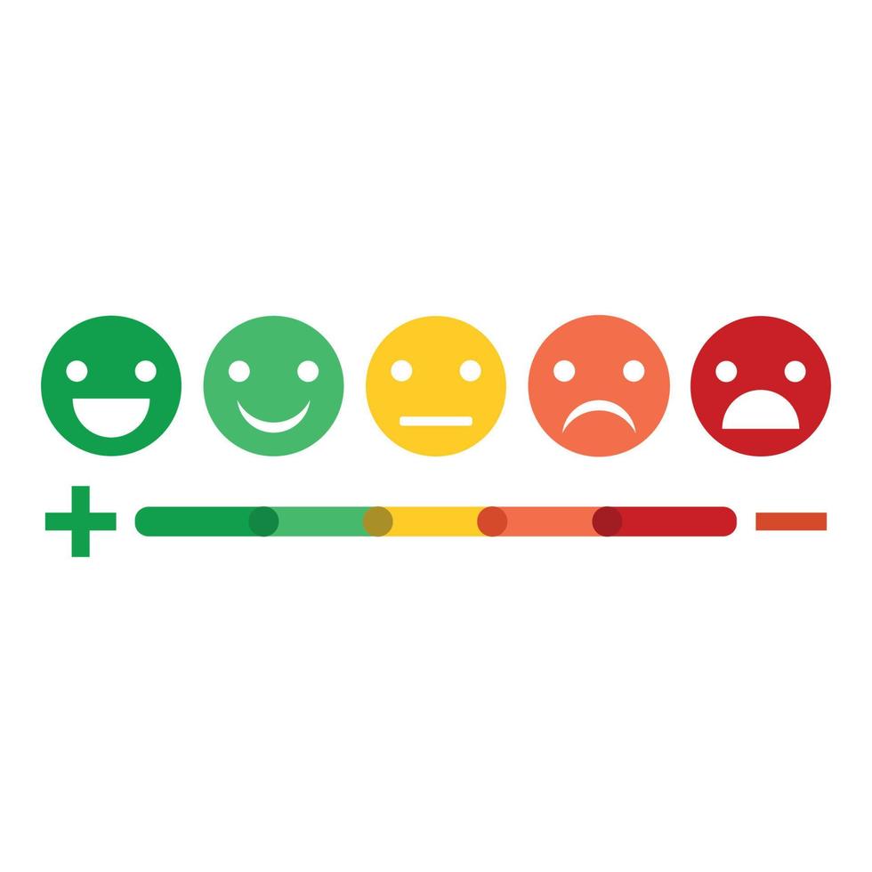 Illustration set of emoticons vector