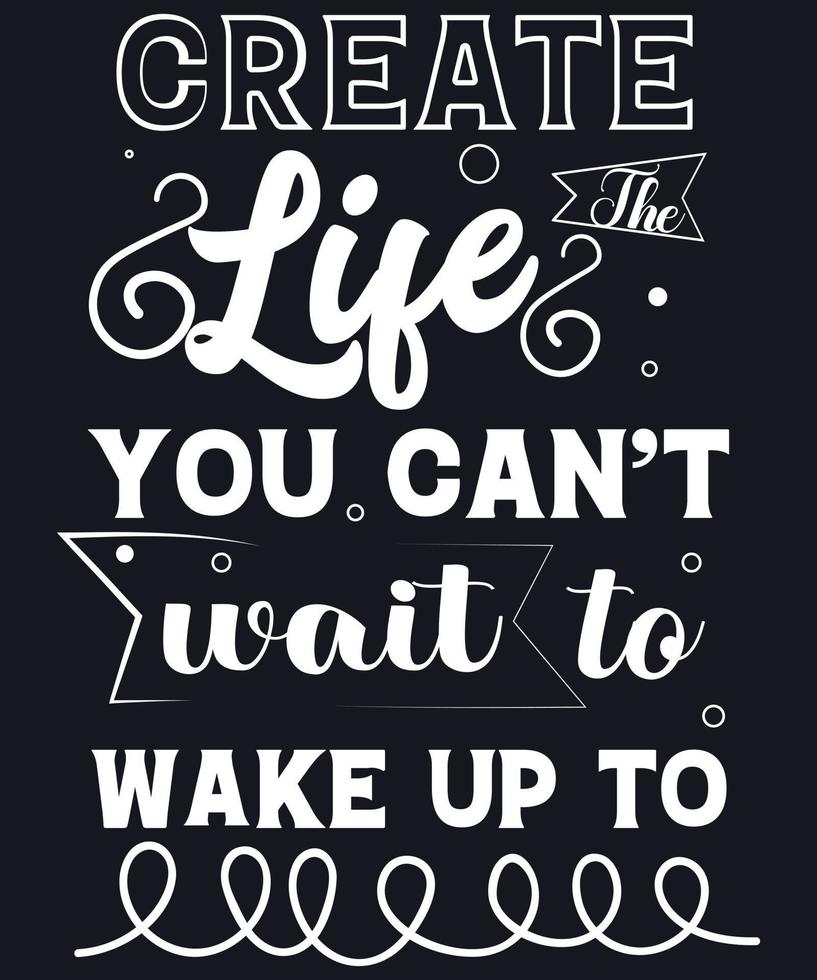 Motivational Quotes. Create The Life You Cant Wait To Wake Up To ...