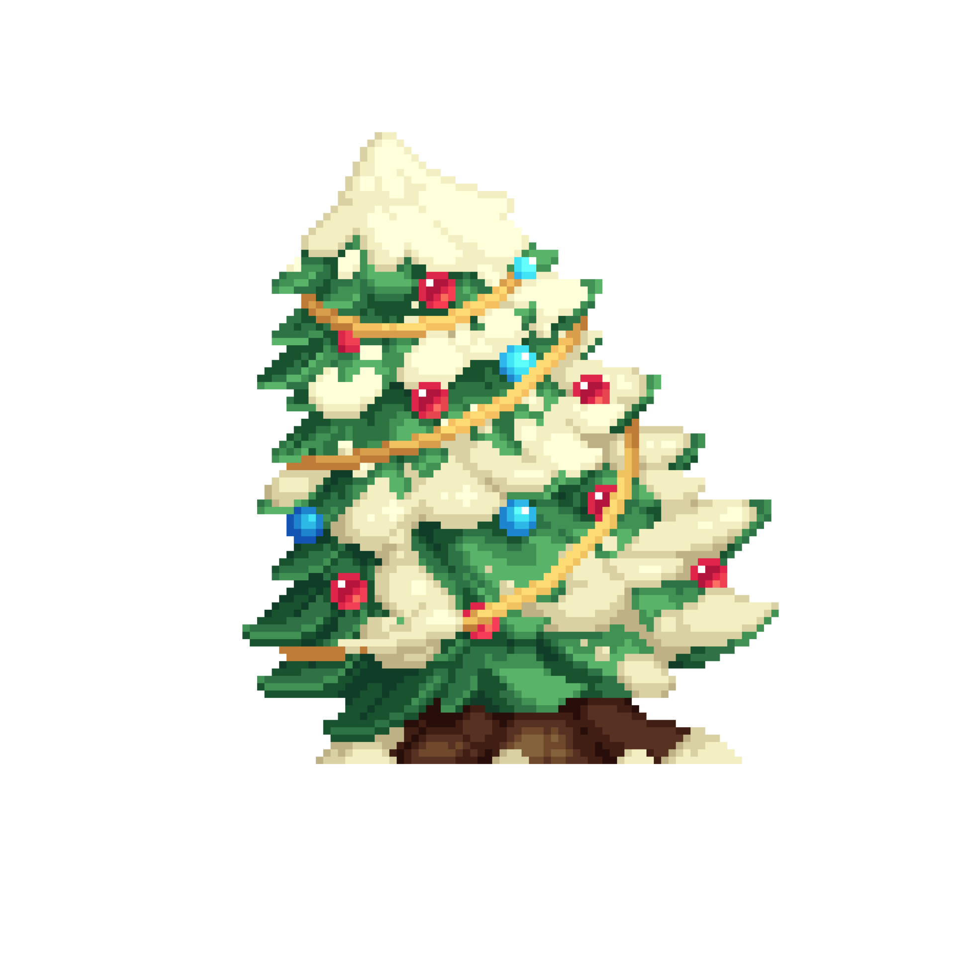 Pixel Christmas Tree In The Snow With Decorations 15312078 PNG home-savings-clearance-zcfzjw-decorative-metal-pendants-on-the