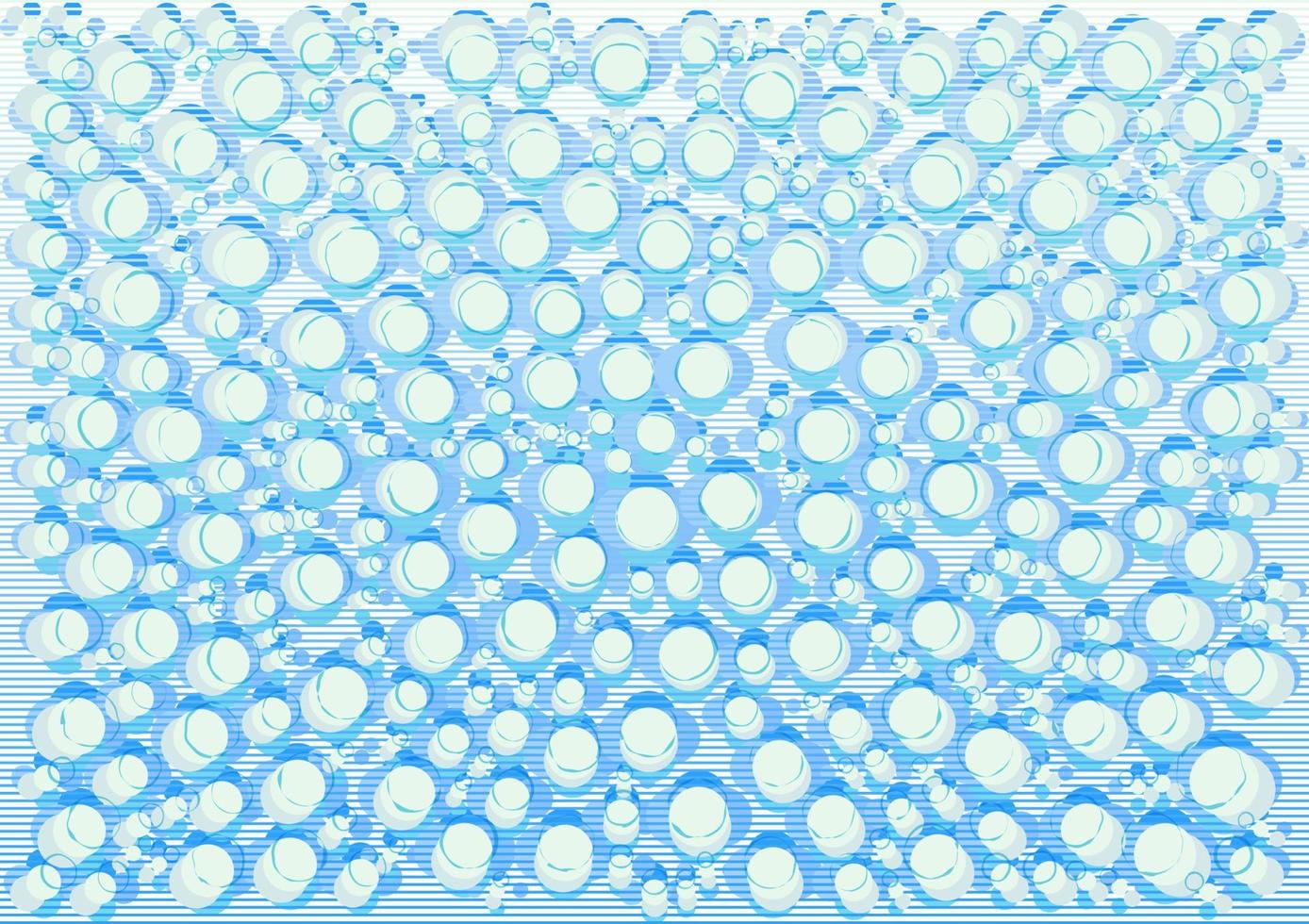 Abstract background, polka dots in blue tones, vector illustration.