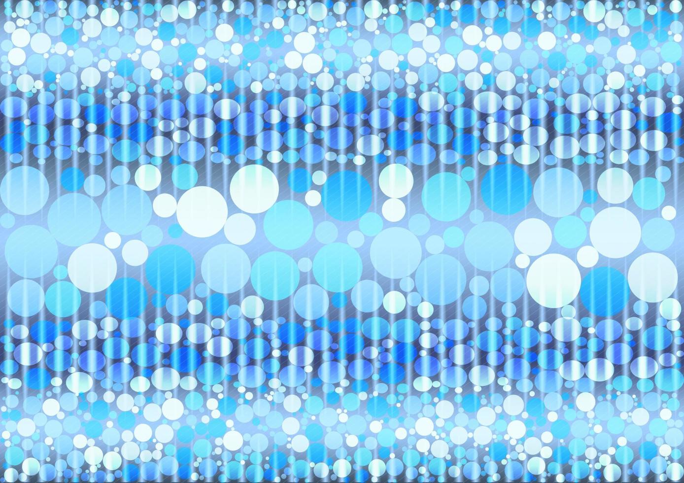 Abstract background, bubble and lines pattern, polka dots in blue tones, vector illustration.