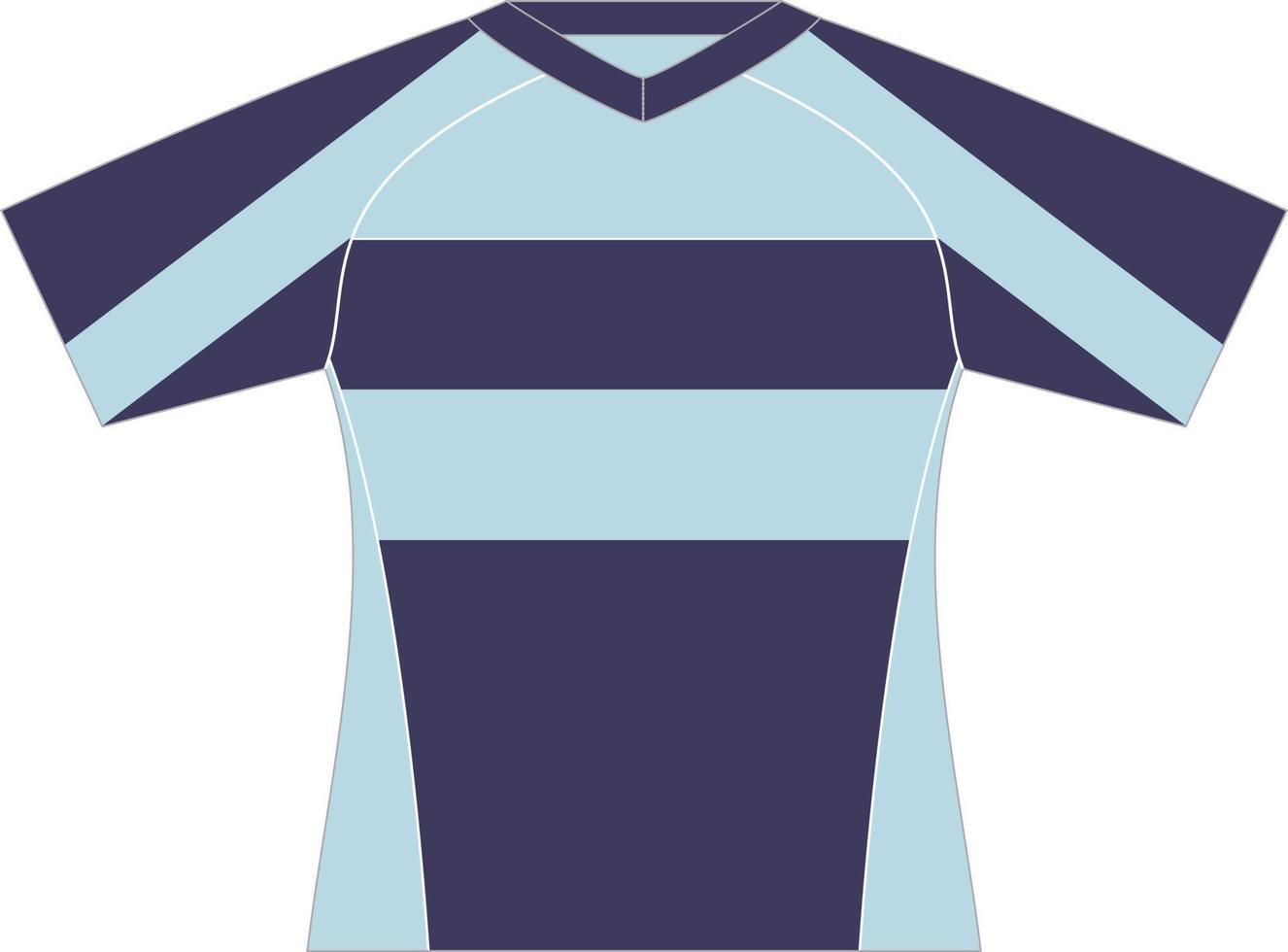 plantilla de diseño deportivo de camiseta para camiseta de fútbol. uniforme deportivo en la vista frontal. maqueta de camiseta para club deportivo. ilustración vectorial vector