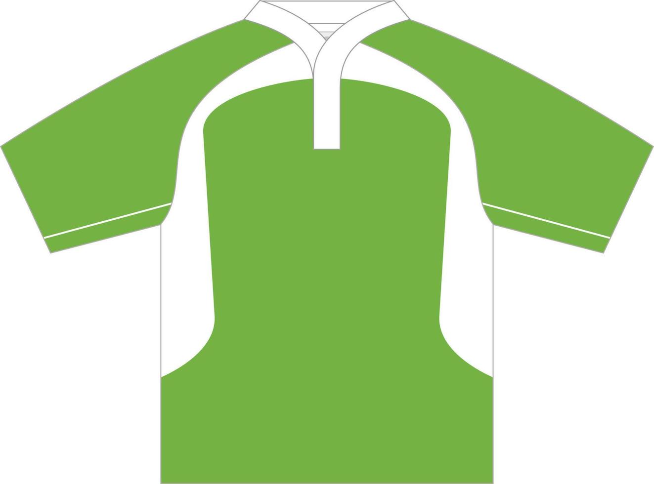 plantilla de diseño deportivo de camiseta para camiseta de fútbol. uniforme deportivo en la vista frontal. maqueta de camiseta para club deportivo. ilustración vectorial vector