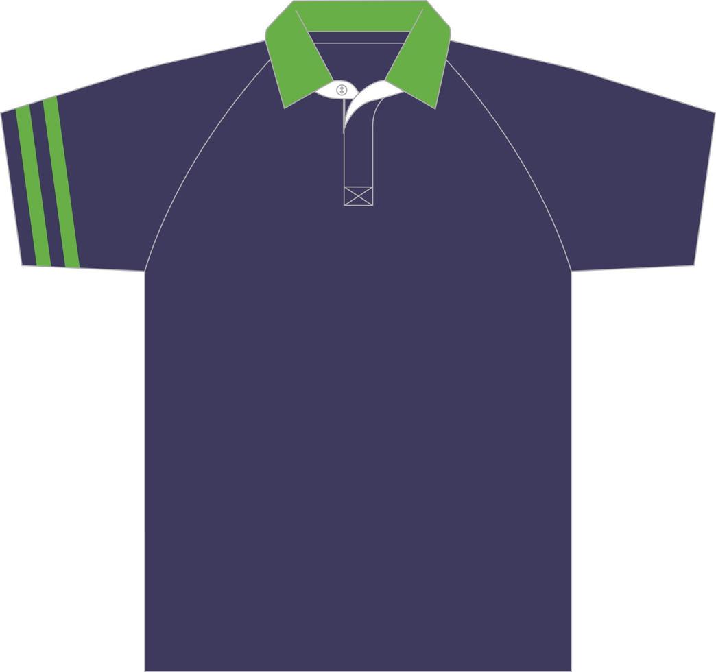plantilla de diseño deportivo de camiseta para camiseta de fútbol. uniforme deportivo en la vista frontal. maqueta de camiseta para club deportivo. ilustración vectorial vector