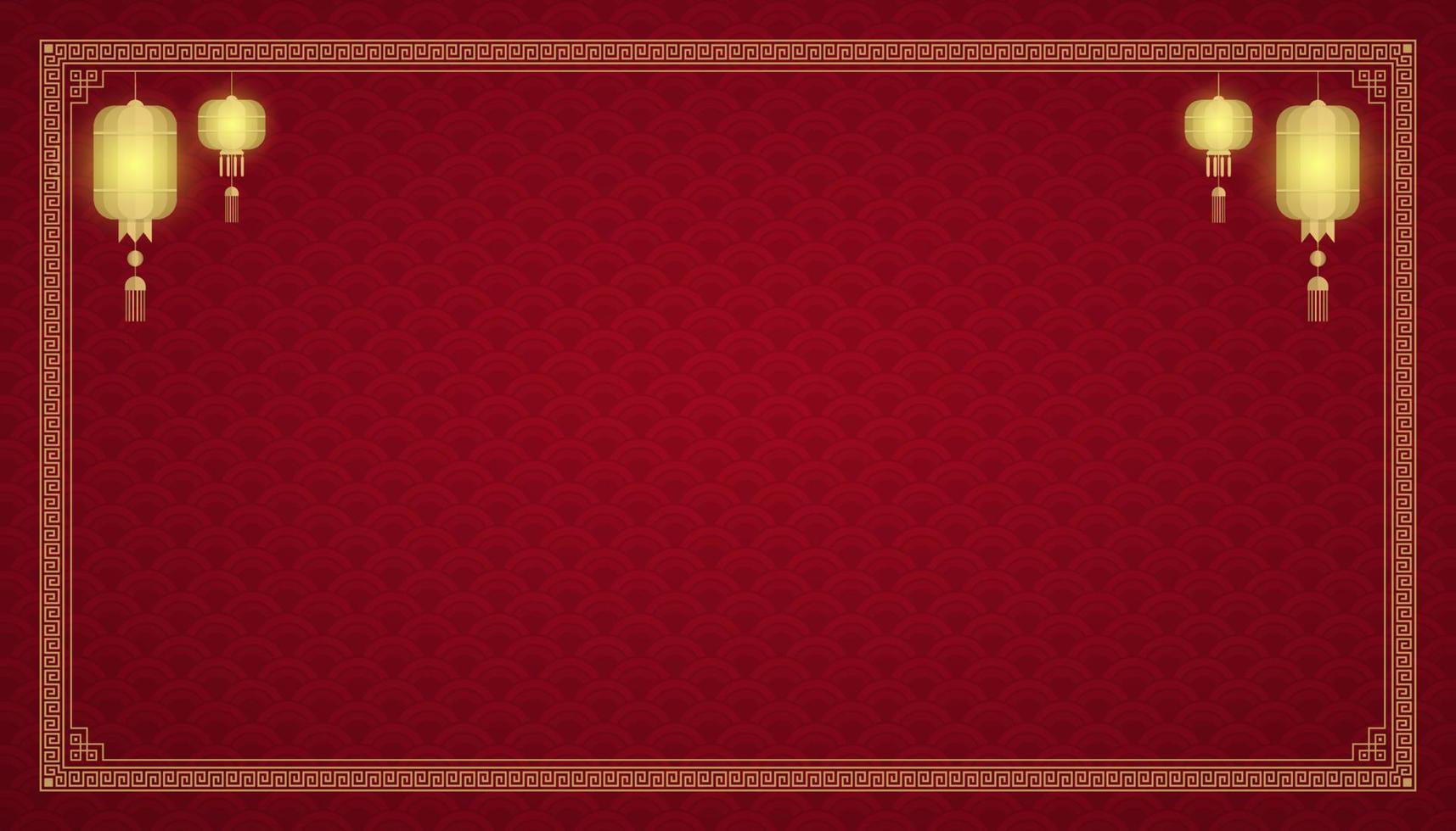 Chinese New Year element background. copy space for text design. vector illustration