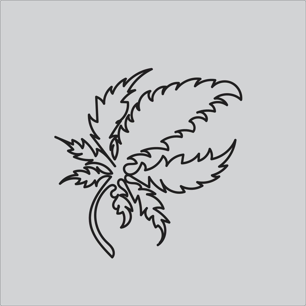 Cannabis marijuana leaves pattern background vector